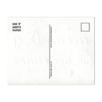 Ink Splatter Letterpress Postcard - Text Less Write More