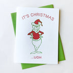 Grinch Christmas - Pop Culture Letterpress Holiday Card