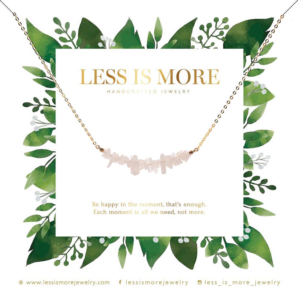 Rainbow Moonstone Smile Necklace- 14k Gold Dipped