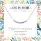 Iolite Smile Necklace- .925 Sterling Silver