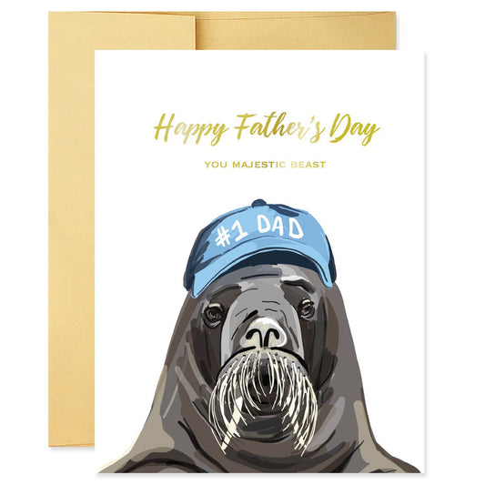 Majestic Beast Father's Day Card