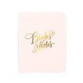 Bride's Notes Blush Colored Notebook