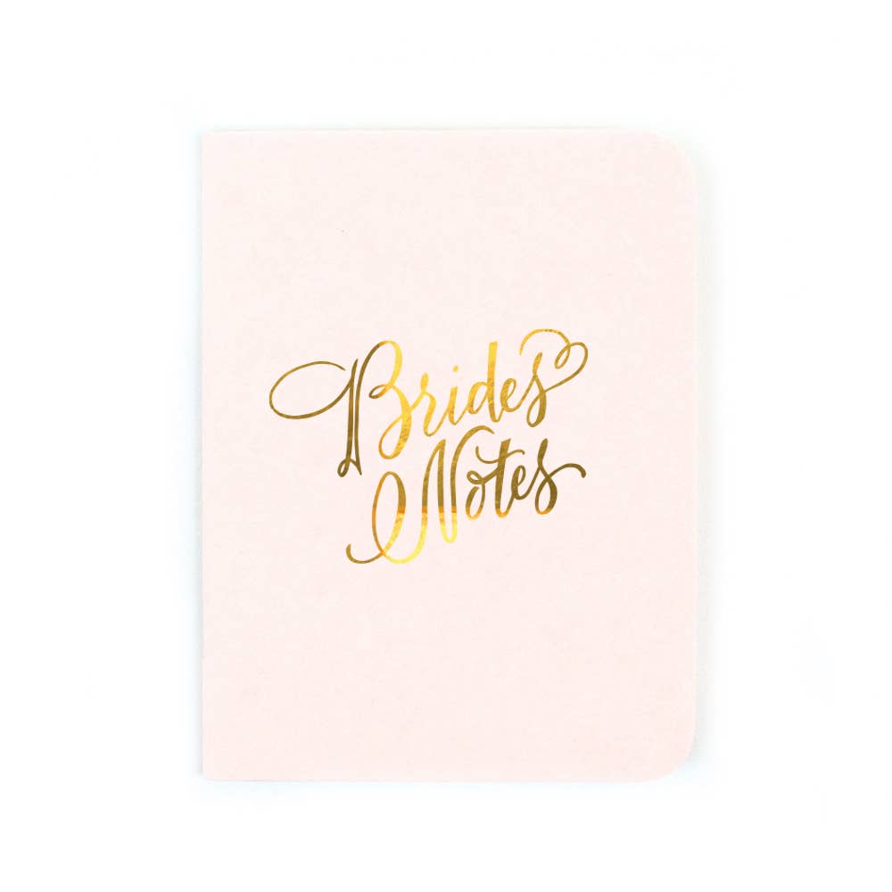 Bride's Notes Blush Colored Notebook