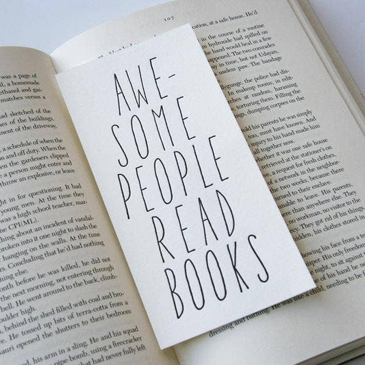 Awesome People Read Bookmark