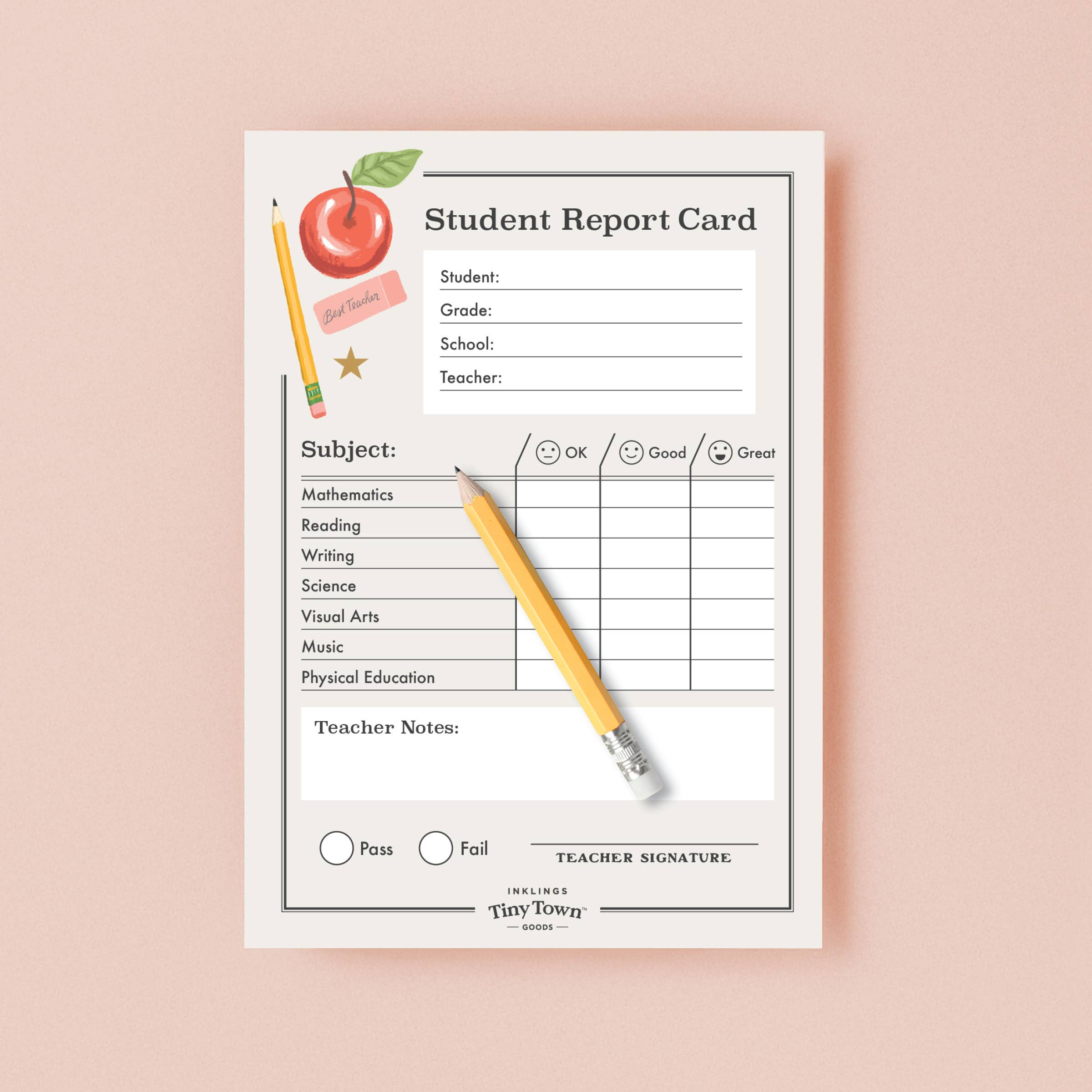 Play Notepad - Report Card