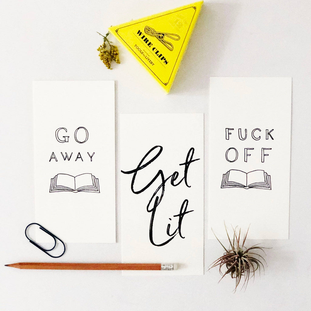Go Away Bookmark