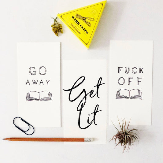 Go Away Bookmark