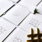 Holy Shit Old - Letterpress Birthday Greeting Card