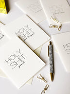 Holy Shit Old - Letterpress Birthday Greeting Card