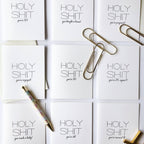 Holy Shit Old - Letterpress Birthday Greeting Card
