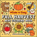 Fall Harvest Mini Coloring Book