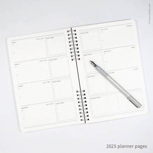 Perpetual weekly calendar- Black