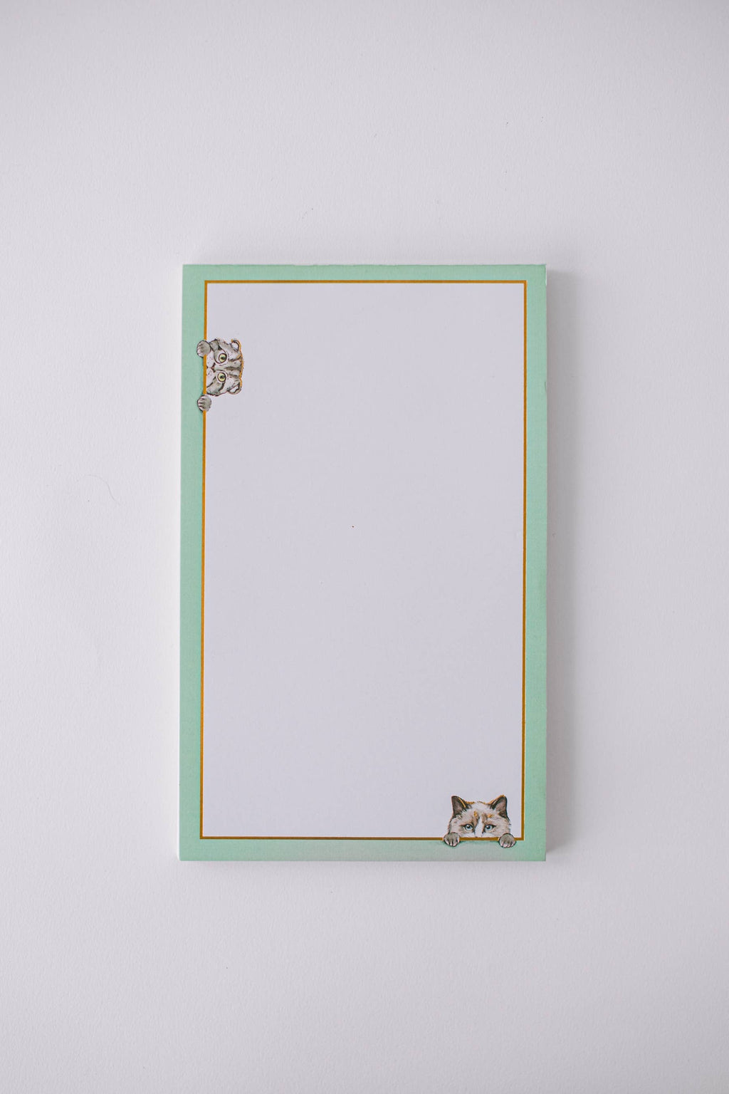 Sneaky Cats on the Border Notepad