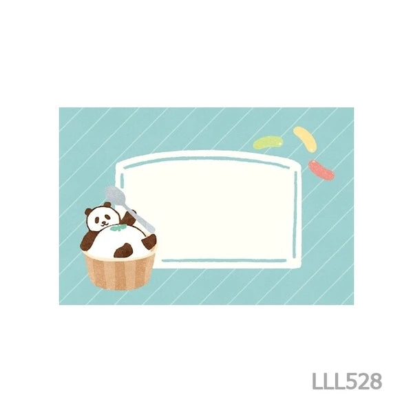 Panda & Sweets Letter Set