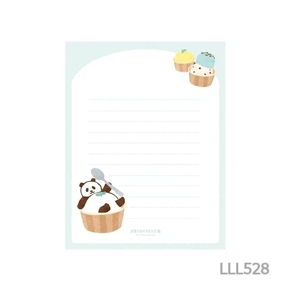 Panda & Sweets Letter Set