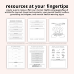 Water Yourself Mental Health Journal | Undated