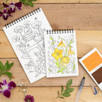 Floral Adult Coloring Book  -  A5 (Casepack of 5)