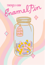 Enamel Pins: Fuck Flag