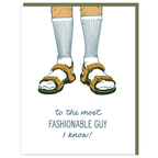 Socks & Sandals Father's Day Card