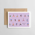 Namaslay Everyday Greeting Card, A6 Size with Kraft Envelope