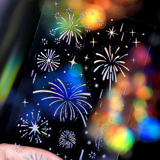 Fireworks - IRIDE Clear Sticker Sheet