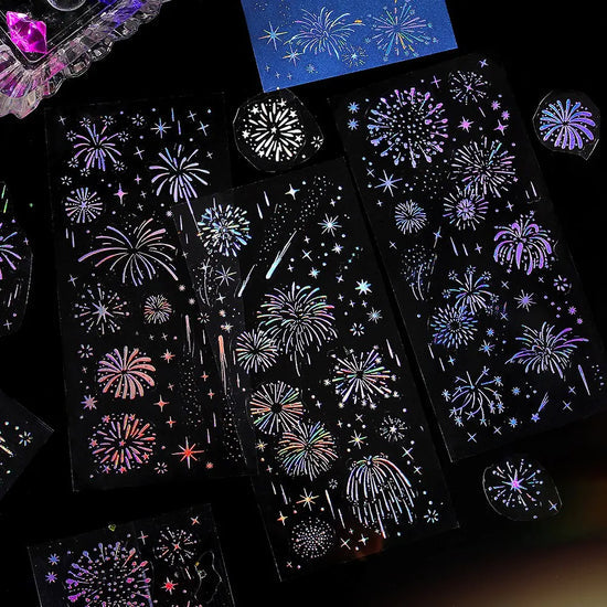 Fireworks - IRIDE Clear Sticker Sheet