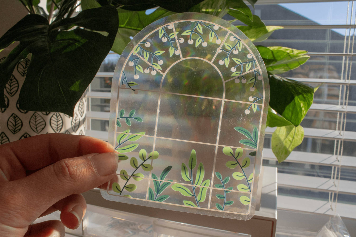 Greenhouse Suncatcher Window Decal
