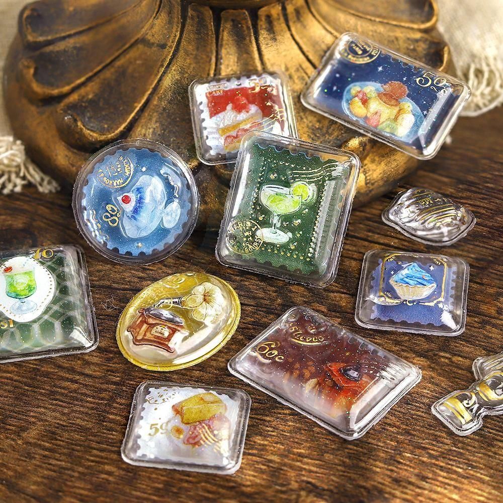 Cafe a la Mode - Post Office - 3D Sticker Sheet - Kyururun