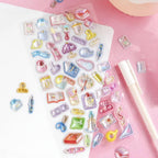 Stationery - 3D Sticker Sheet - Kyururun