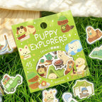 Puppy Explorers - Pretend Play Animals Flake Stickers