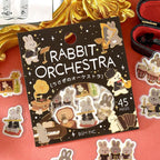Rabbit Orchestra - Pretend Play Animals Flake Stickers