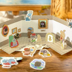 Meow Atelier - Pretend Play Animals Flake Stickers