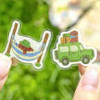 Puppy Explorers - Pretend Play Animals Flake Stickers