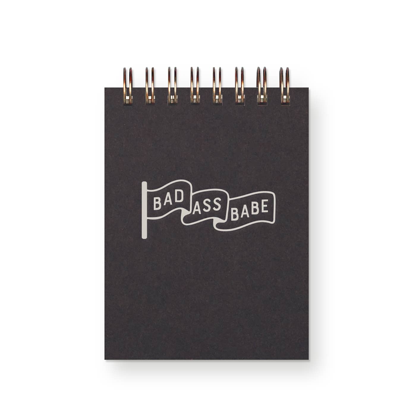 Badass Babe Mini Jotter Notebook - Peppercorn