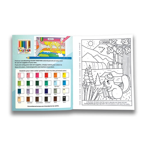 Color By Numbers Coloring Book - Wonderful World