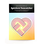 Rainbow Heart Suncatcher Sticker