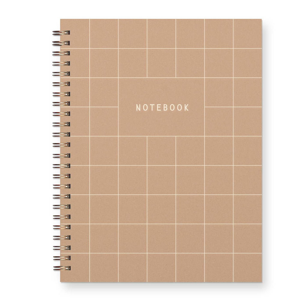 Grid Journal: Lined Notebook