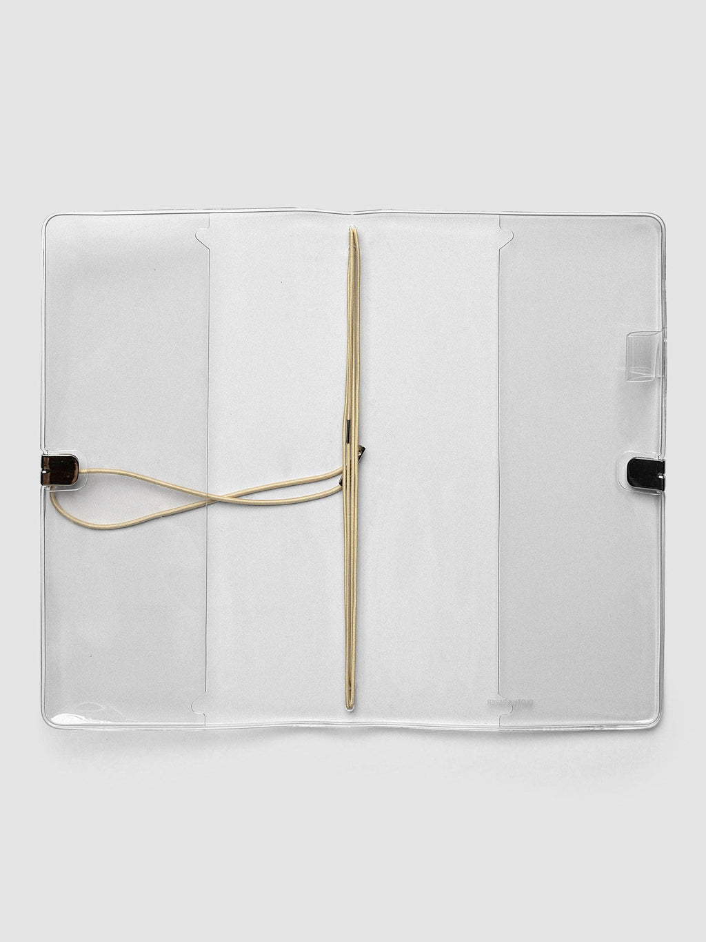 Clear Vinyl Travel Notebook Cover | A5 Slim