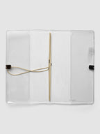 Clear Vinyl Travel Notebook Cover | A5 Slim