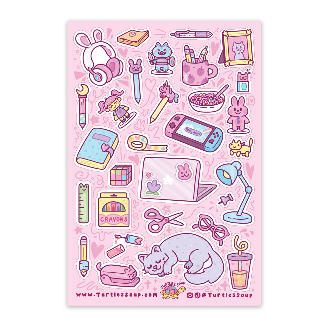 Desk Stuff Sticker Sheet