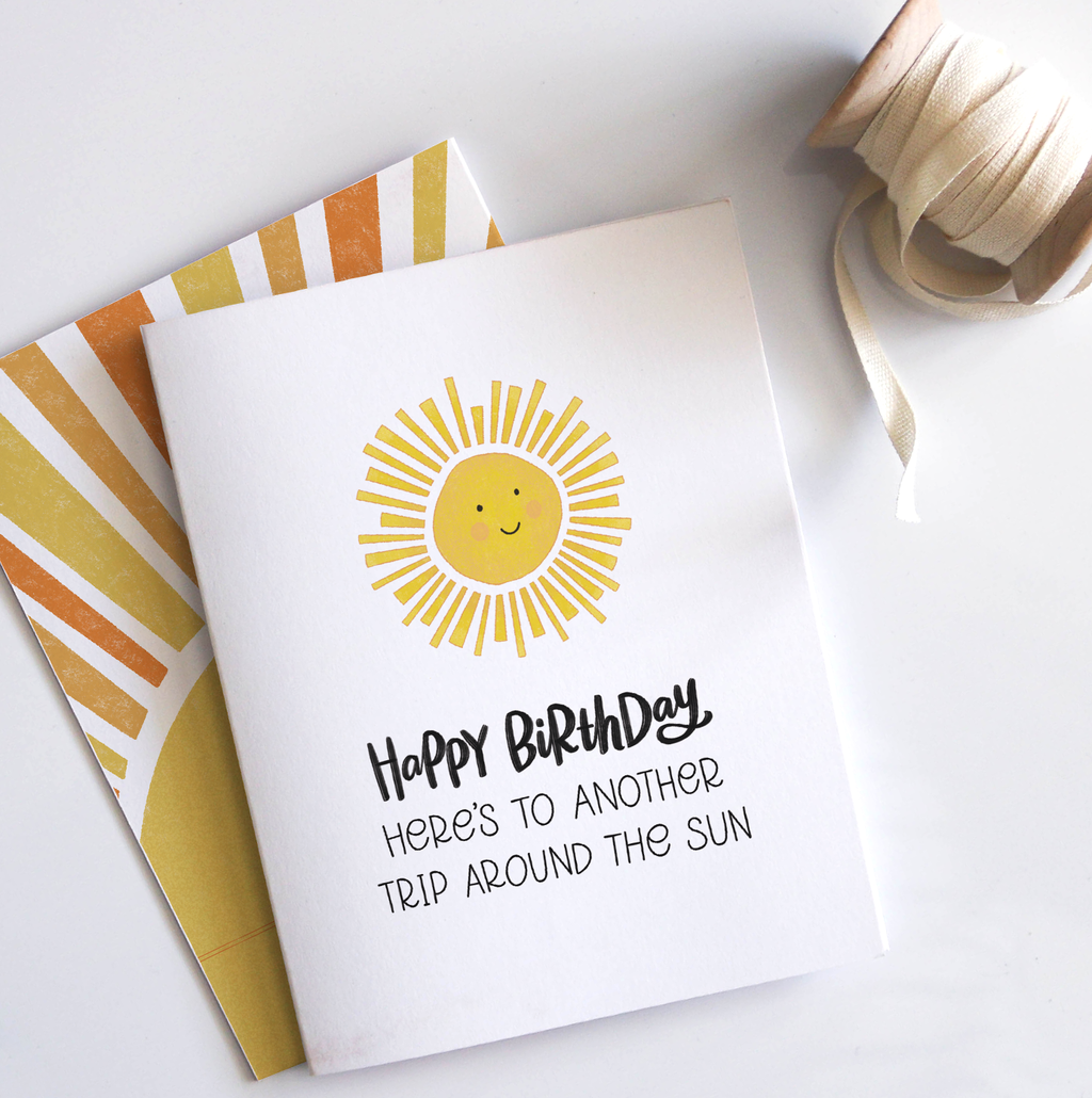 Another Trip | Sunshine Age Positive Happy Birthday Card