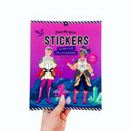 Warrior Princesses Dress-Me-Up In Stickers Book