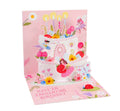 Pink Fairy Cake Girl’s Birthday Pop‑Up Card