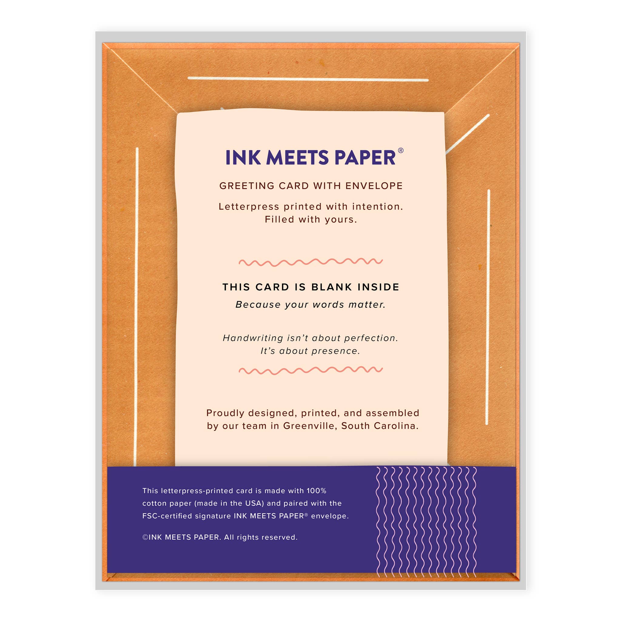 First Mother's Day Letterpress Card for New Moms