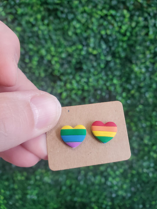 Rainbow studs
