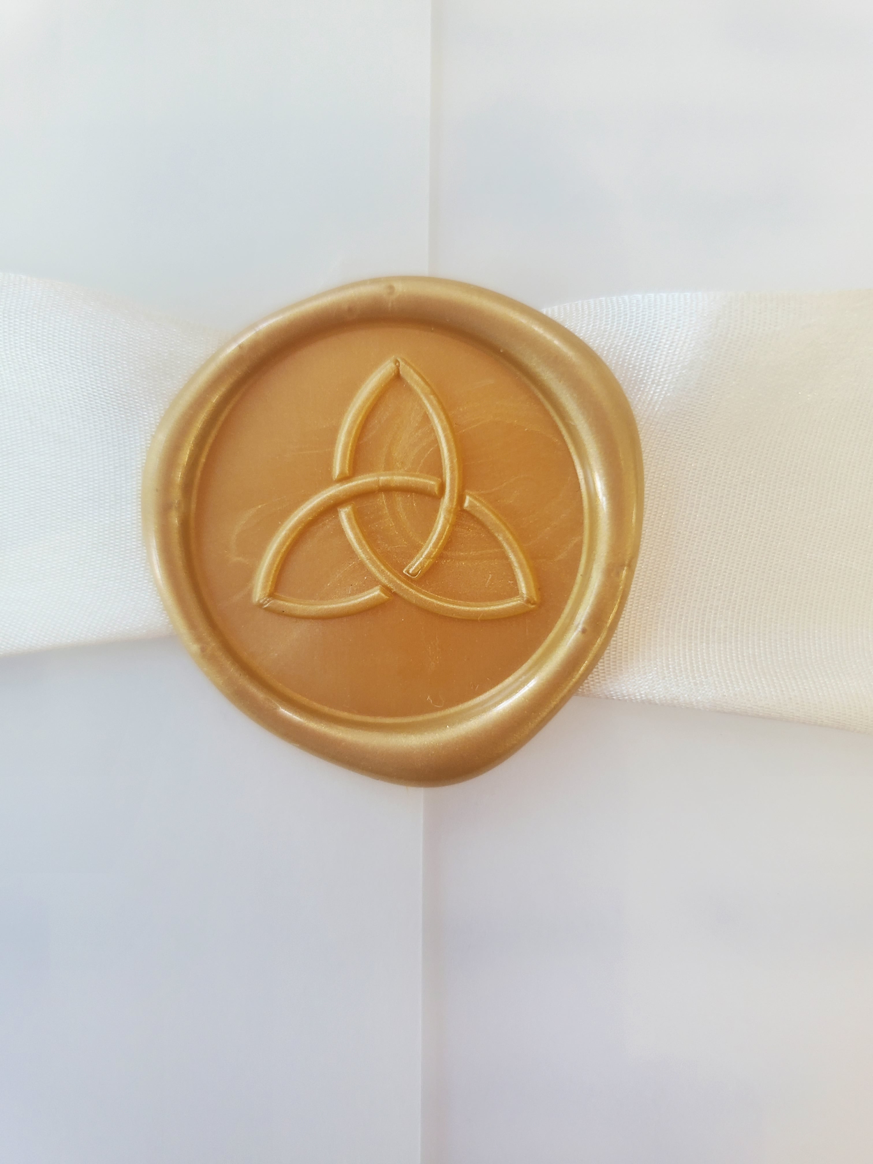 Celtic Trinity 3D Wax Stamp