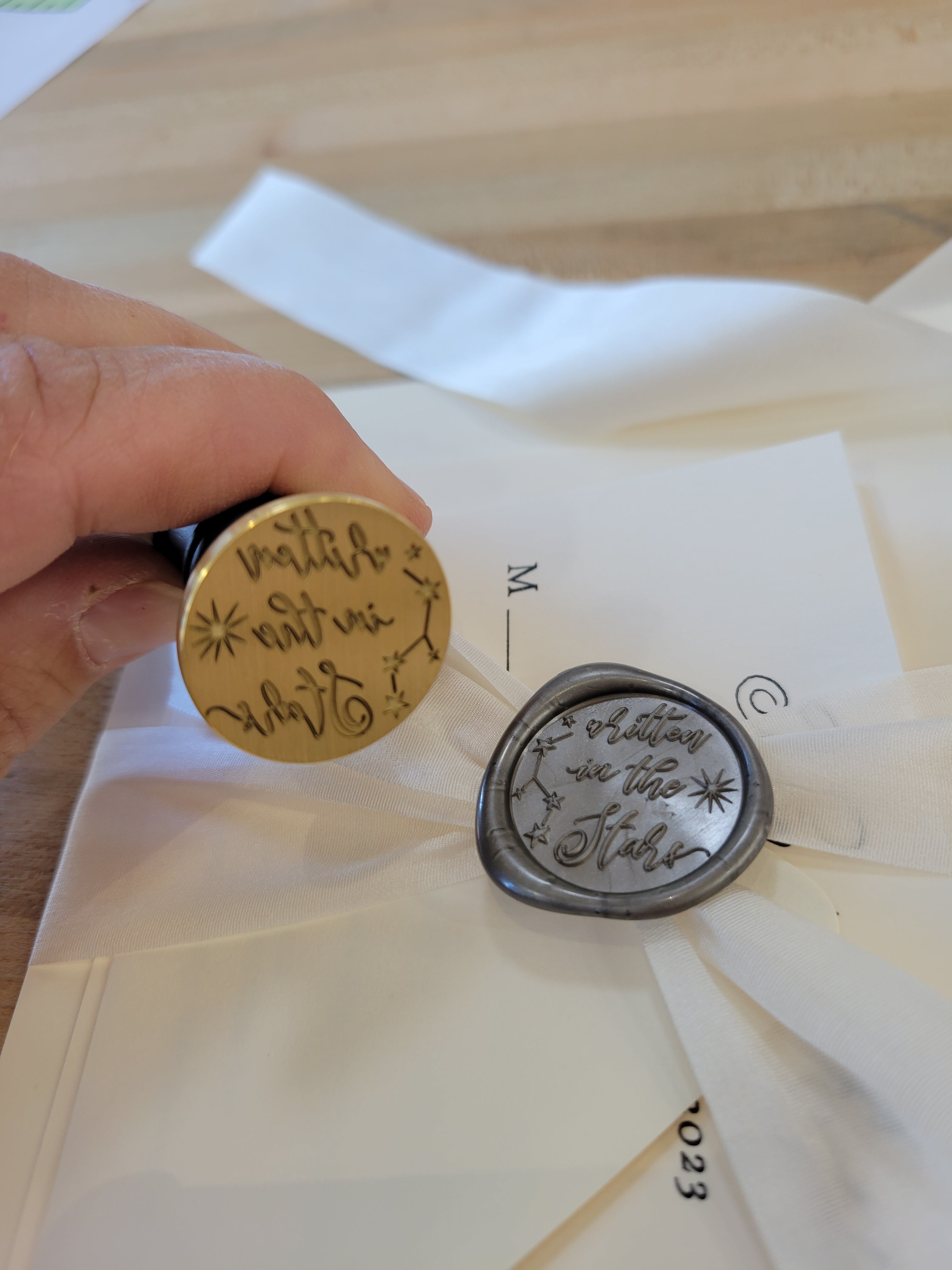Written in the Stars Wax Stamp