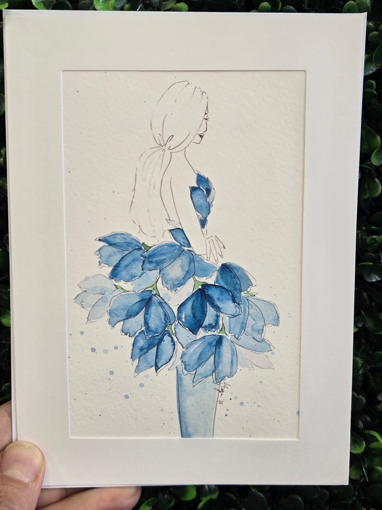 Iris Art Print Card