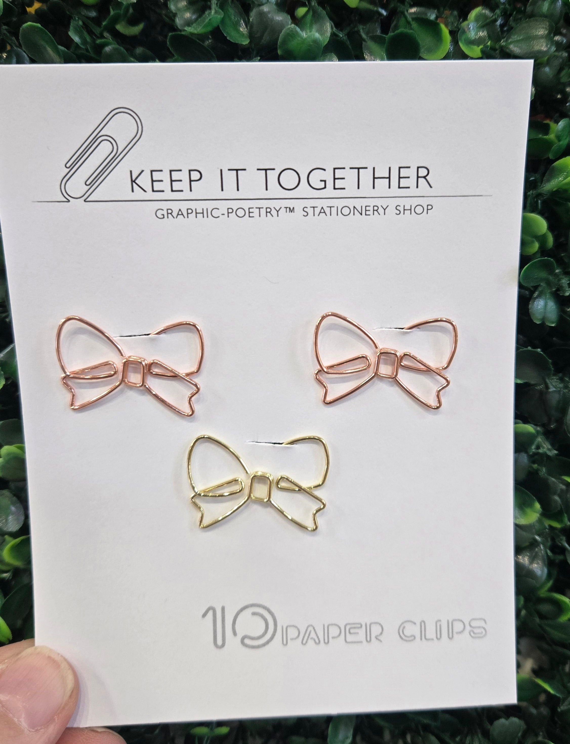 Bow Paperclips