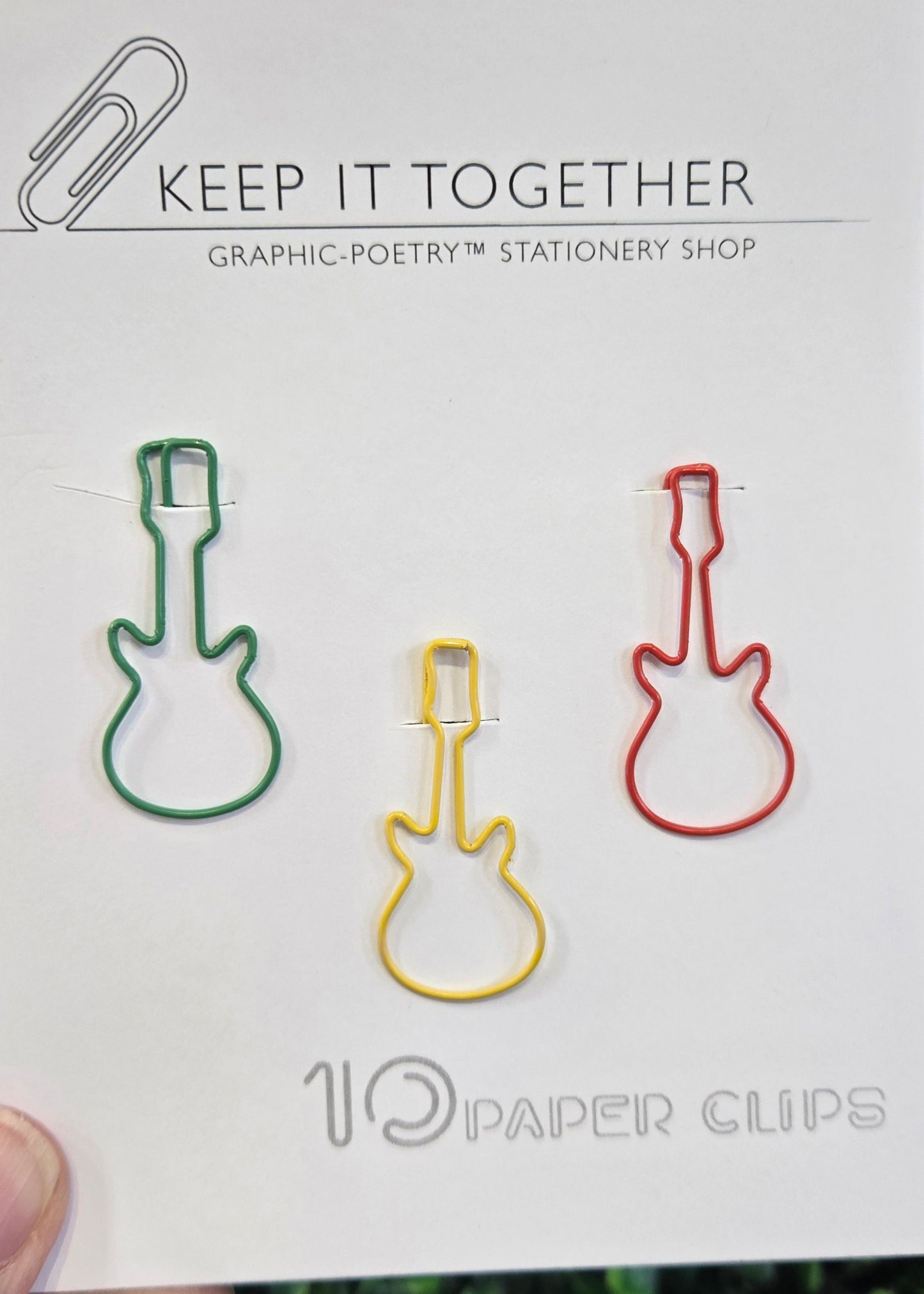 Guitar Paperclips